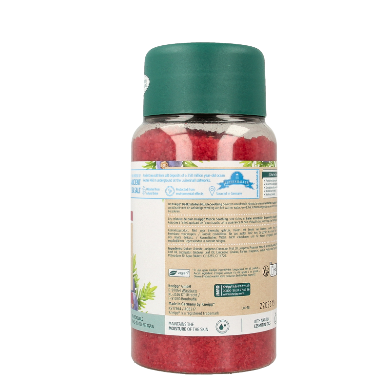 Kneipp Muscle soothing badkristallen jeneverbes 600 Gram