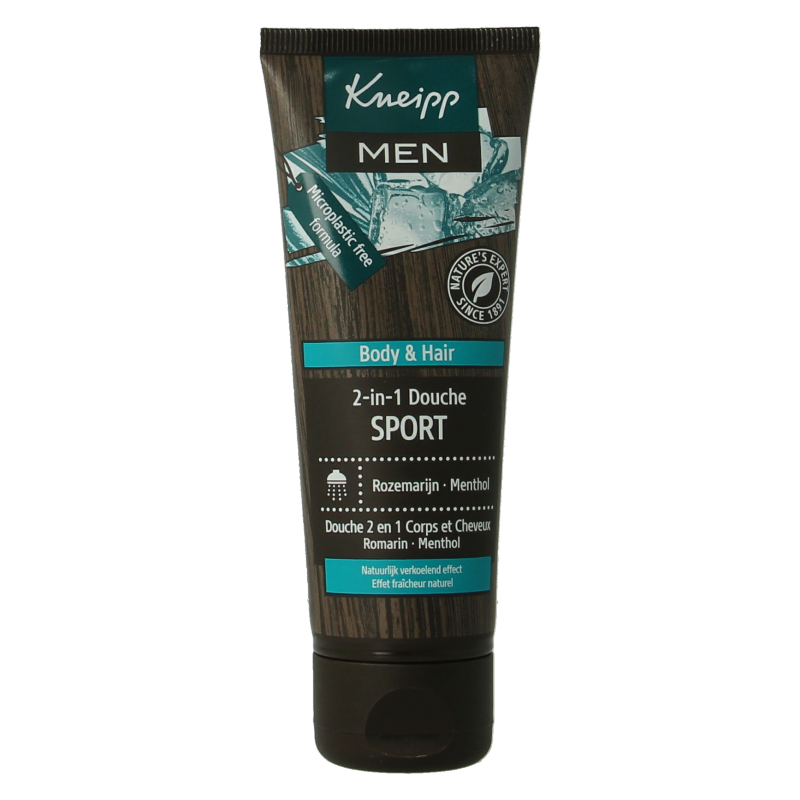 Kneipp Douche men 2 in 1 sport mini 75 Milliliter