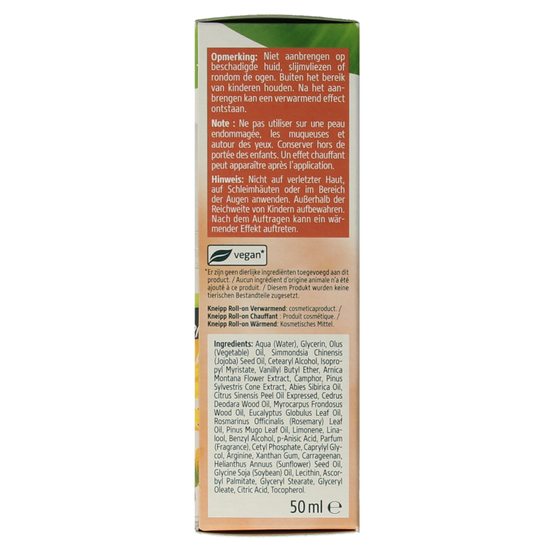 Kneipp Arnica warming roll on 50 Milliliter
