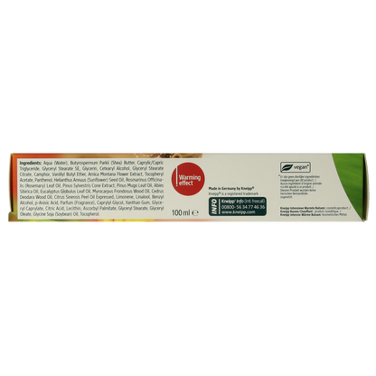 Kneipp Arnica intensive warming balm 100 Milliliter