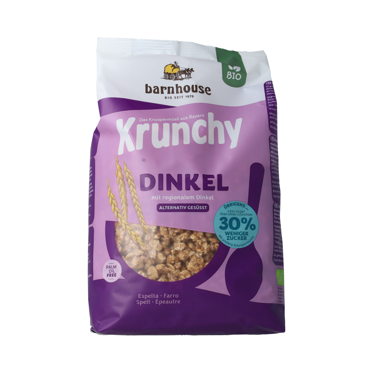 Barnhouse Krunchy spelt bio 600.00 Gram