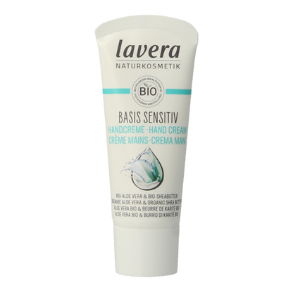 Lavera Basis sensitiv handcreme mini bio 20 Milliliter