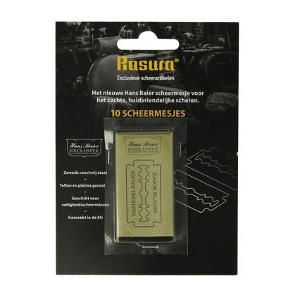 Hans Baier Scheermesjes op blister 10 Stuks