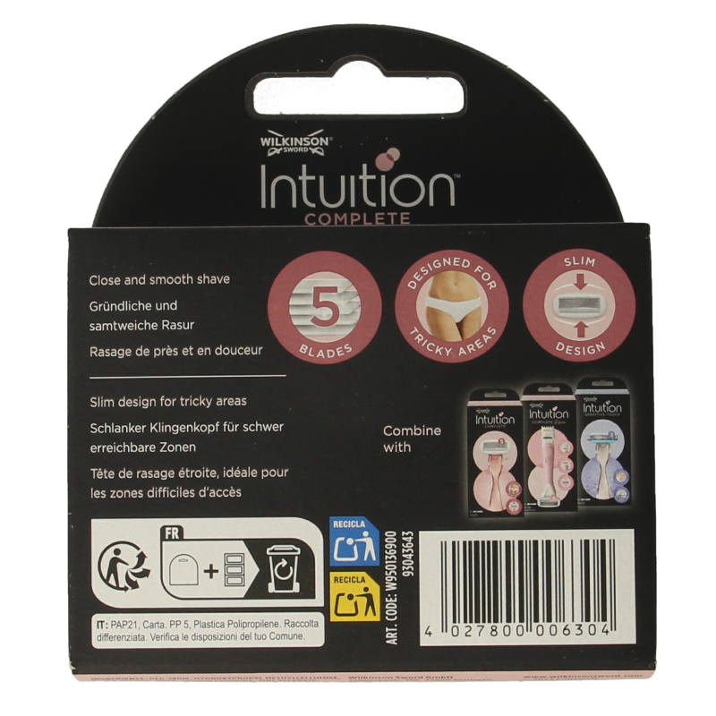 Wilkinson Intuition complete mesjes 3 Stuks