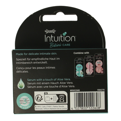 Wilkinson Intuition bikini care mesjes 3 Stuks