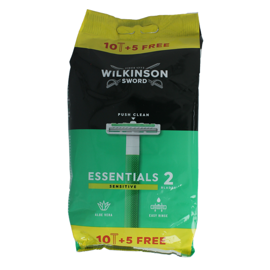 Wilkinson Extra2 sensitive 10+5 gratis 15 Stuks