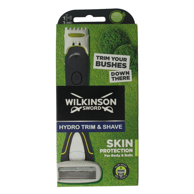 Wilkinson Hydro trimmer intimate body & balls 1 Stuks