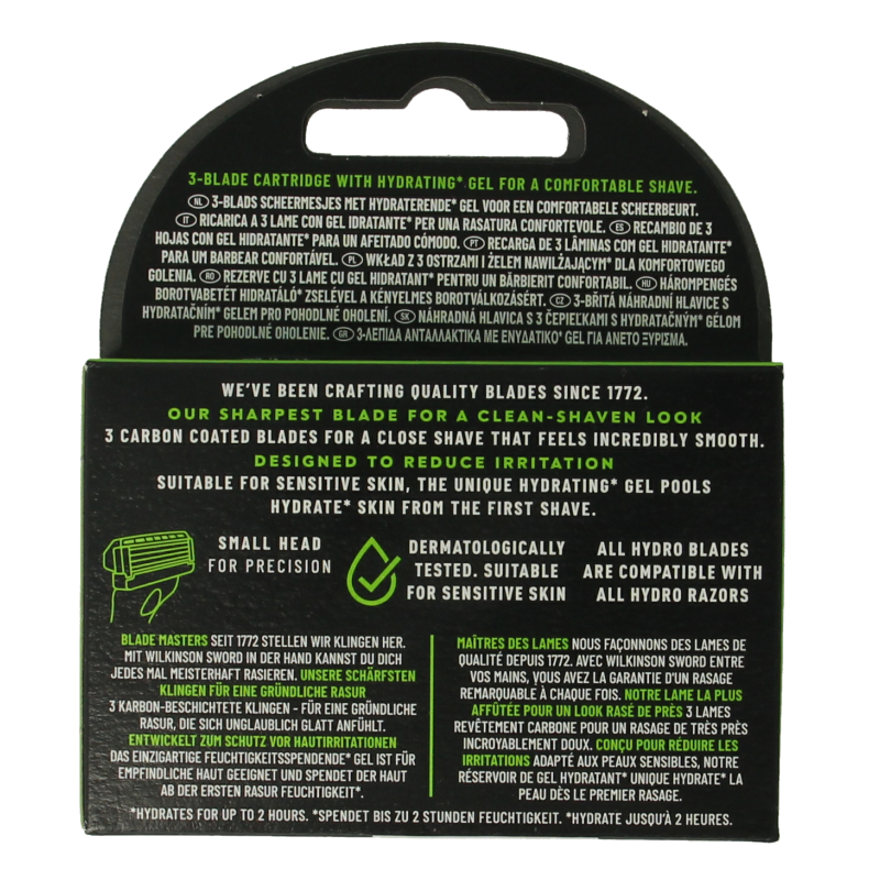 Wilkinson Hydro 3 skin protection mesjes 4 Stuks