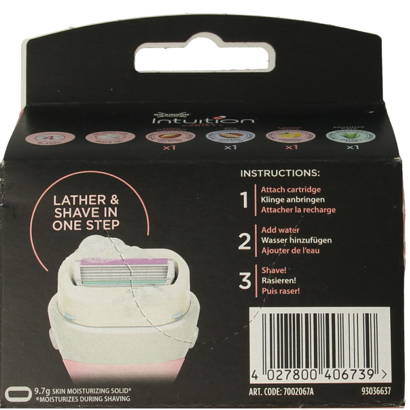 Wilkinson Intuition variety mesjes 4 Stuks