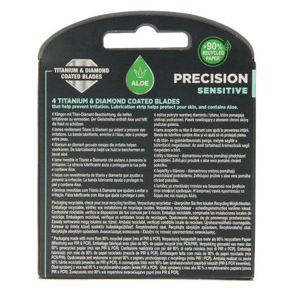 Wilkinson Quattro titanium sensitive mesjes 5+2 7 Stuks