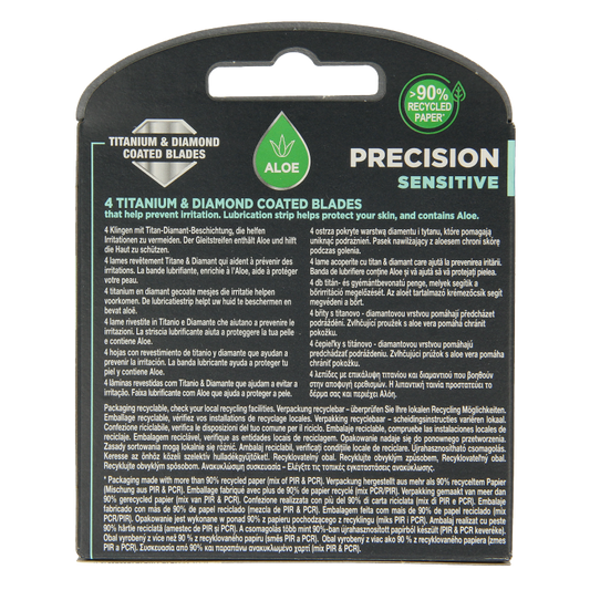 Wilkinson Quattro titanium sensitive mesjes 5+2 7 Stuks