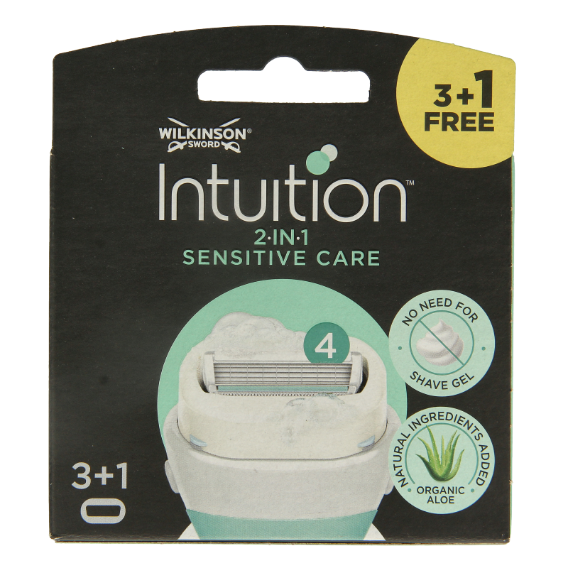 Wilkinson Intuition sensitive care navulmesjes 4 Stuks
