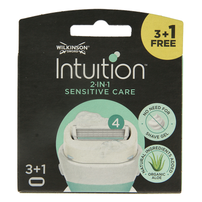 Wilkinson Intuition sensitive care navulmesjes 4 Stuks