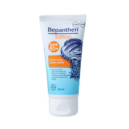 Bepanthen Tattoo zonnecreme SPF50+ 50 Milliliter