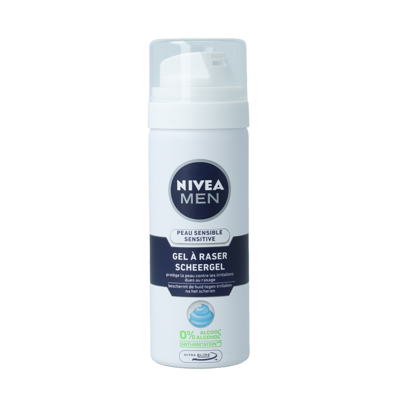 Nivea Men sensitive scheergel mini 30 Milliliter