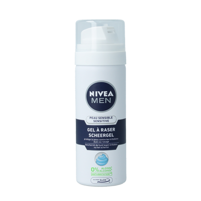 Nivea Men sensitive scheergel mini 30 Milliliter