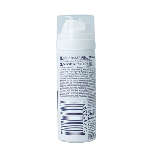 Nivea Men sensitive scheergel mini 30.00 Milliliter