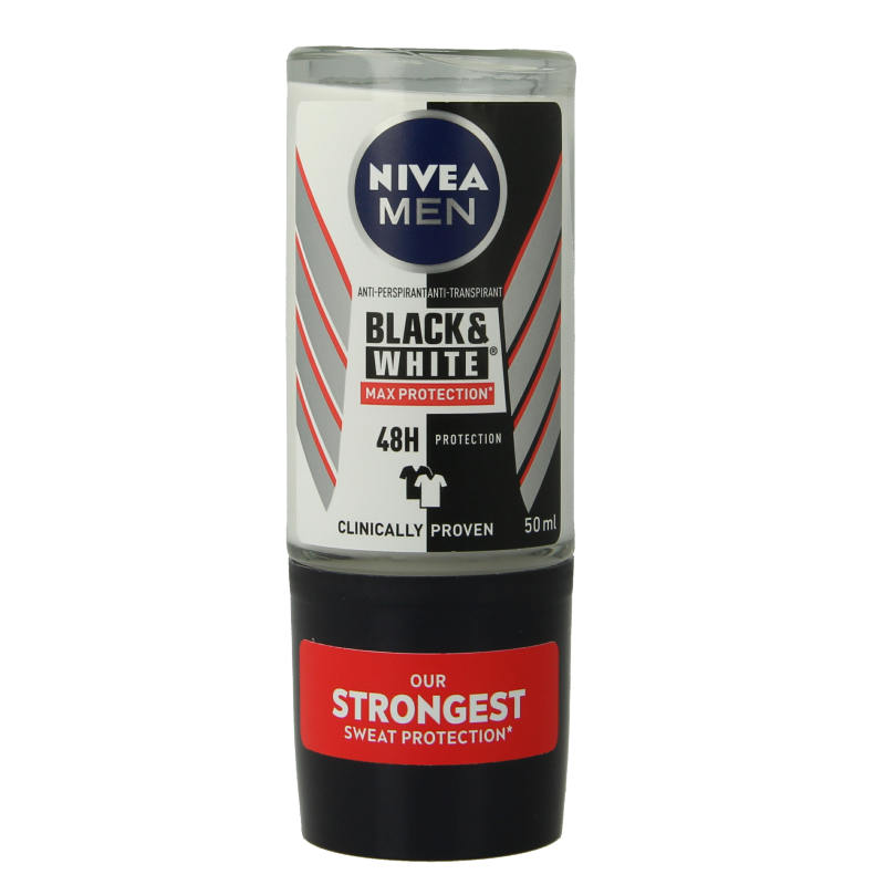 Nivea Men deodorant roller black & white max protection  50 Milliliter