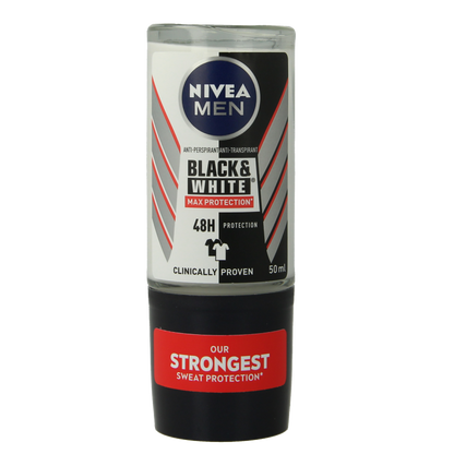 Nivea Men deodorant roller black & white max protection  50 Milliliter