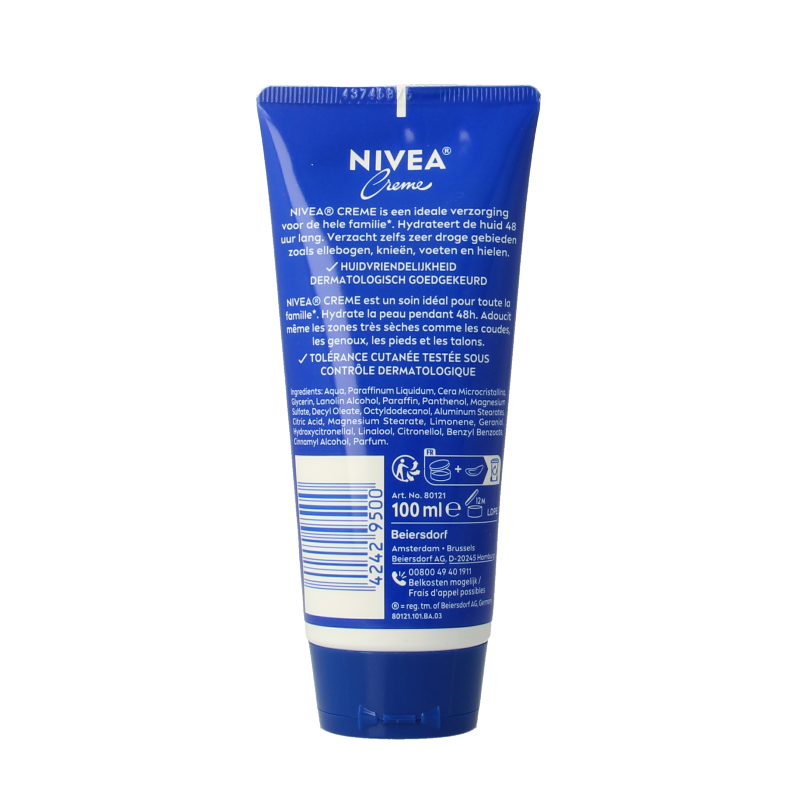 Nivea Creme tube 100 Milliliter
