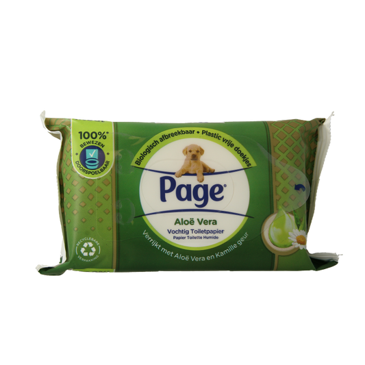 Page Vochtig toiletpapier aloe vera navulling 38 Stuks