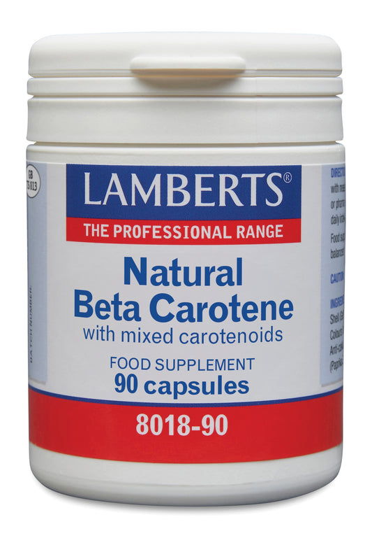 Lamberts Vitamine A 15mg natuurlijke (beta caroteen) 90 Capsules