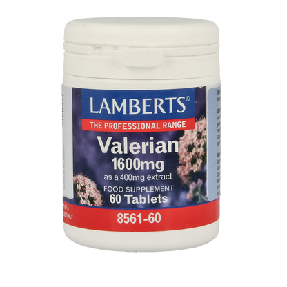 Lamberts Valeriaan 1600mg  60 Tabletten