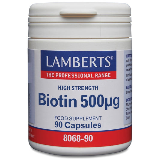 Lamberts Vitamine B8 500mcg (biotine) 90 Vegetarische capsules