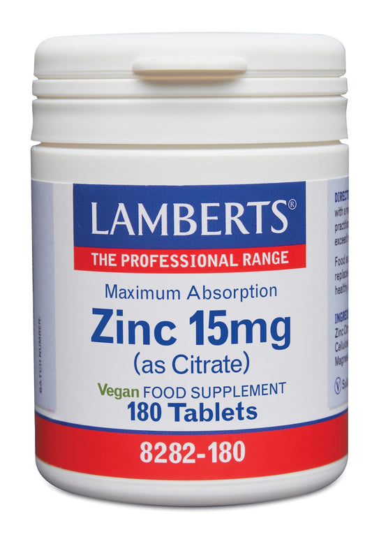 Lamberts Zink citraat 15mg 180 Tabletten