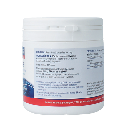 Lamberts Pure visolie 1100mg omega 3 120 Capsules