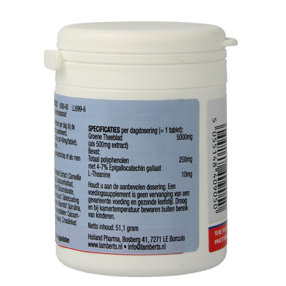 Lamberts Groene thee 5000mg 60 Tabletten