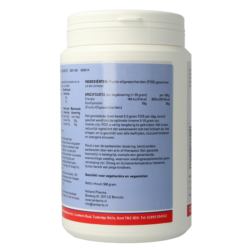 Lamberts FOS (voorheen Eliminex) 500 Gram