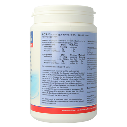 Lamberts FOS (voorheen Eliminex) 500 Gram