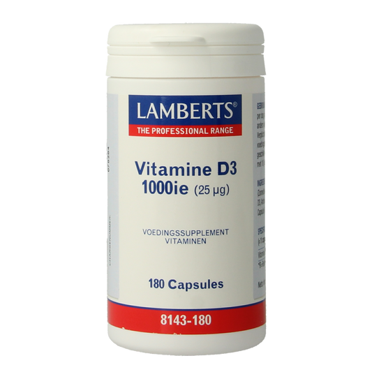 Lamberts Vitamine D3 1000IE/25mcg 180 Capsules