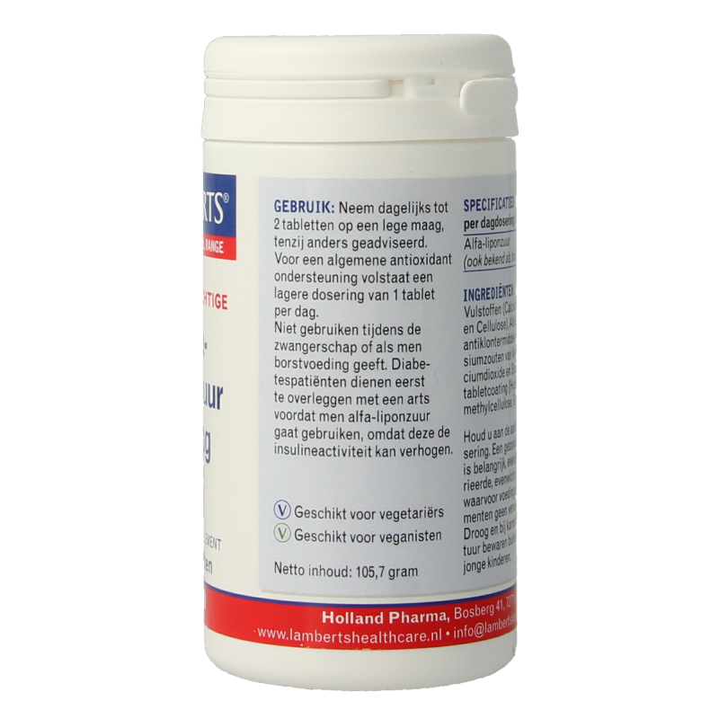 Lamberts Alfa liponzuur 300mg 90 Tabletten