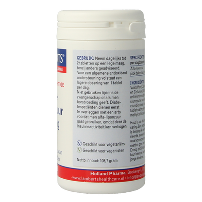 Lamberts Alfa liponzuur 300mg 90 Tabletten