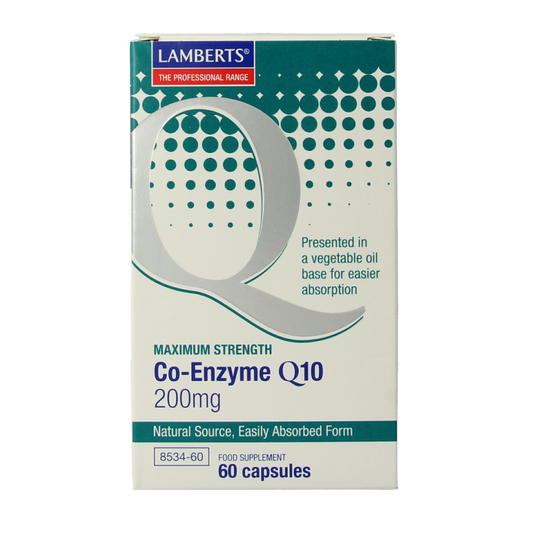 Lamberts Co enzym Q10 200mg 60 Vegetarische capsules