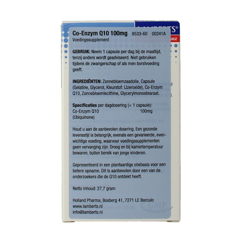 Lamberts Co enzym Q10 100mg 60 Capsules