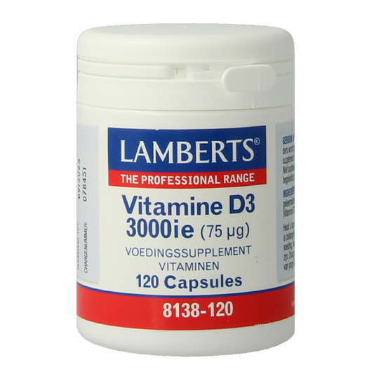 Lamberts Vitamine D3 3000IE/75mcg 120 Capsules