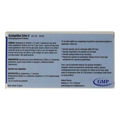 Lamberts Acidophilus Extra 4 60 Capsules