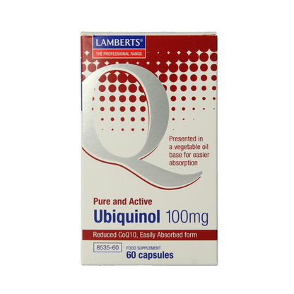 Lamberts Co enzym Q10 100mg (Ubiquinol) 60 Capsules