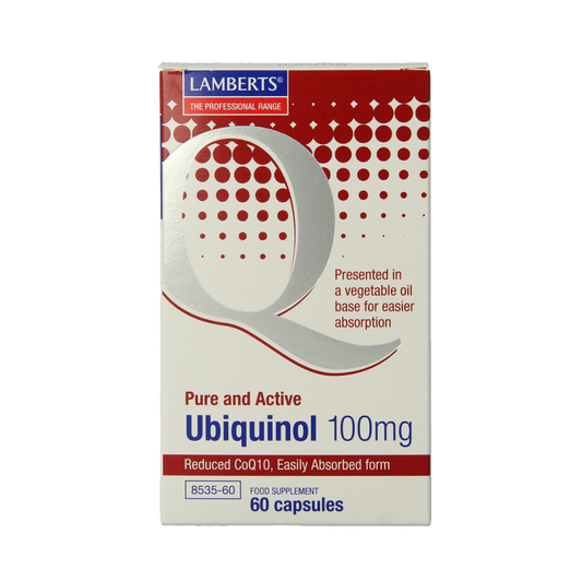 Lamberts Co enzym Q10 100mg (Ubiquinol) 60 Capsules