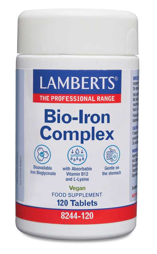 Lamberts Bio-ijzer complex 120 Tabletten