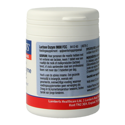 Lamberts Lactase enzym 9000 FCC 60 Tabletten