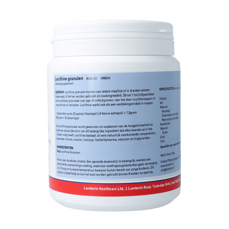 Lamberts Lecithine granulen 250 Gram