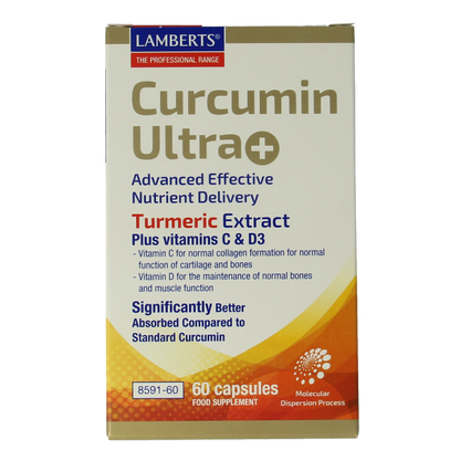 Lamberts Curcumine ultra+ 60 Capsules