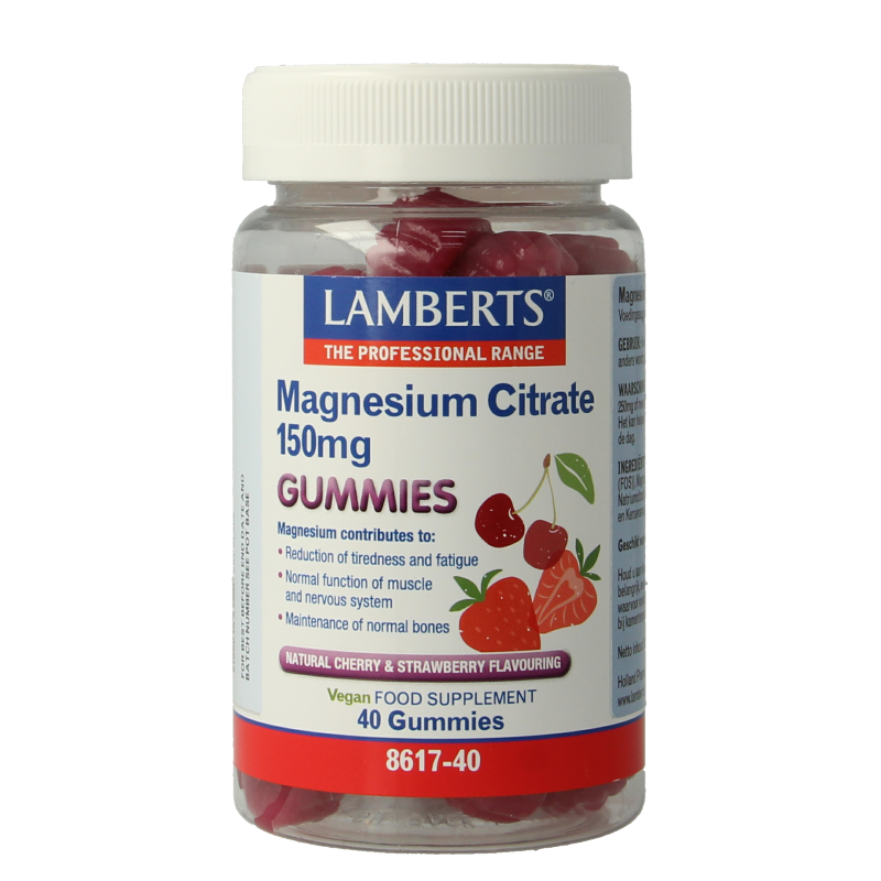 Lamberts Magnesium citraat gummies 40 Gummies