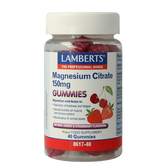 Lamberts Magnesium citraat gummies 40 Gummies