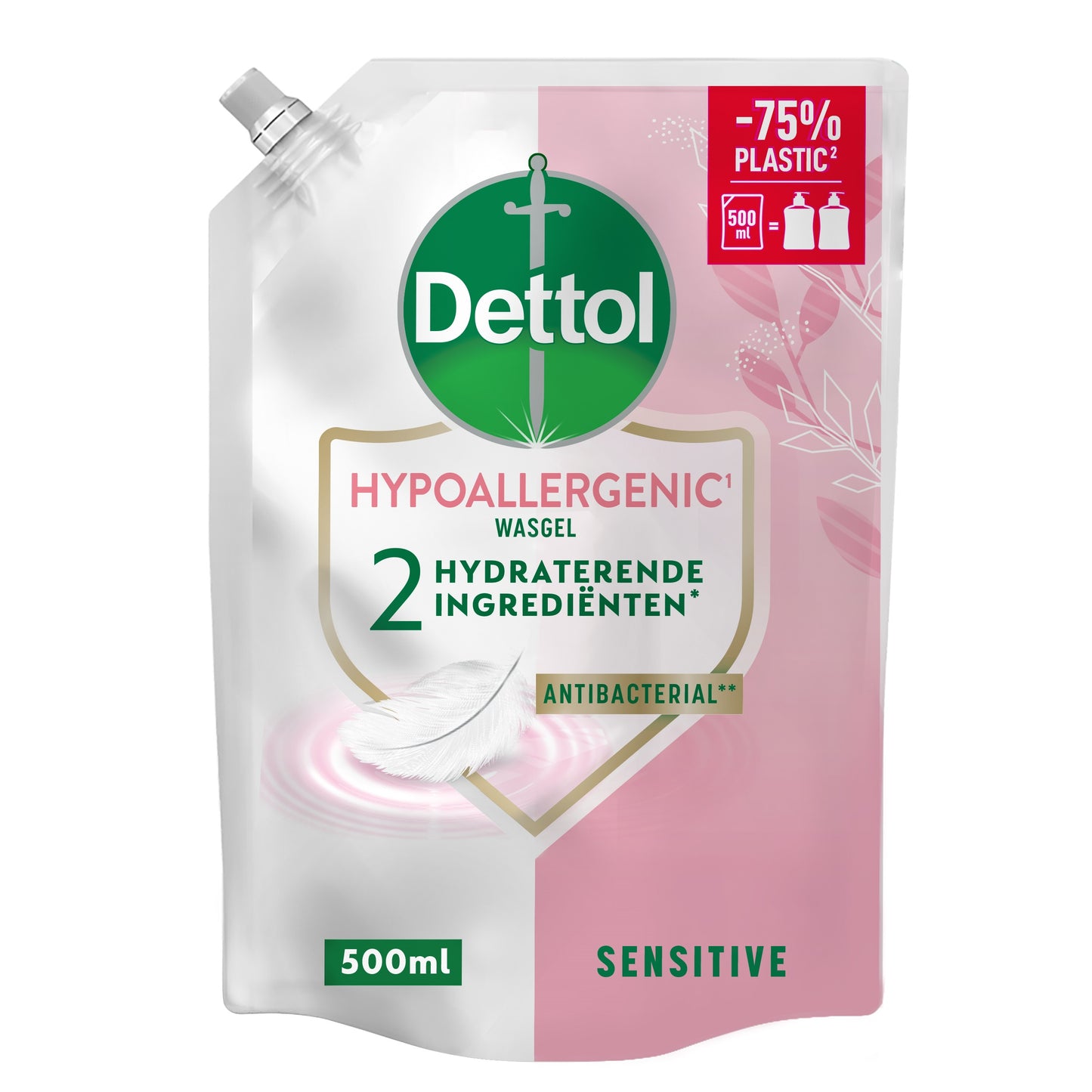 Dettol Refill handzeep sensitive 500 Milliliter