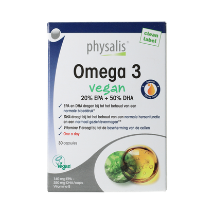 Physalis Omega 3 vegan 30.00 Capsules
